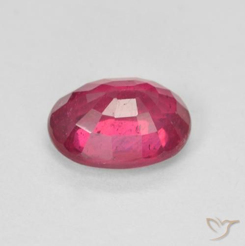 Rubi Luz vermelha Natural 1.80ct, oval, VS-SI