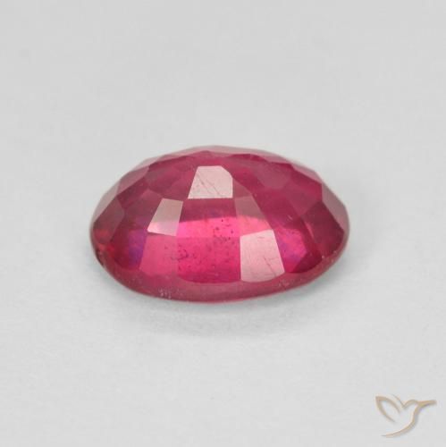 Rubi Luz vermelha Natural 1.73ct, oval, VS-SI