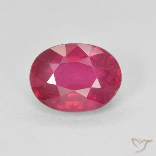 1.84ct Natural Luz vermelha Rubi, oval, VS-SI