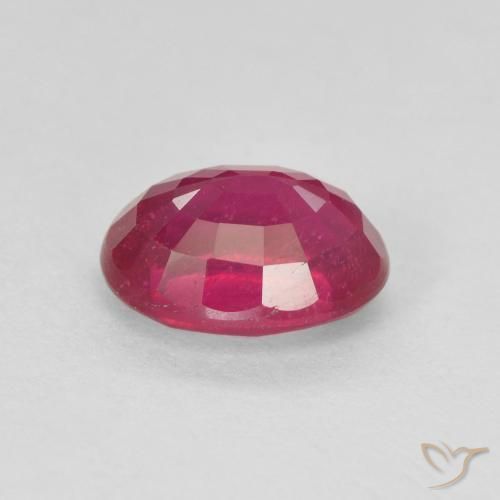 Rubi Luz vermelha Natural 1.84ct, oval, VS-SI