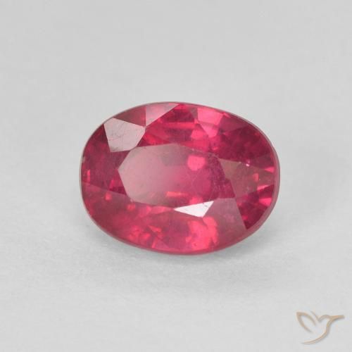 1.94ct Natural Luz vermelha Rubi, oval, VS-SI