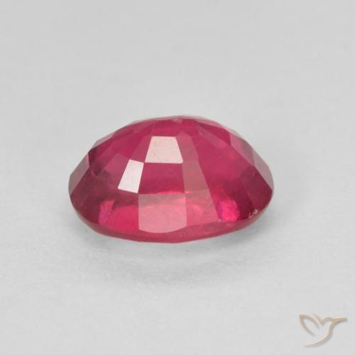 Rubi Luz vermelha Natural 1.94ct, oval, VS-SI