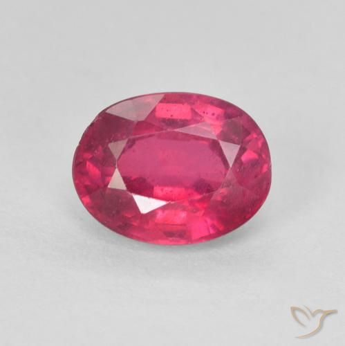 1.86ct Natural Luz vermelha Rubi, oval, VS-SI
