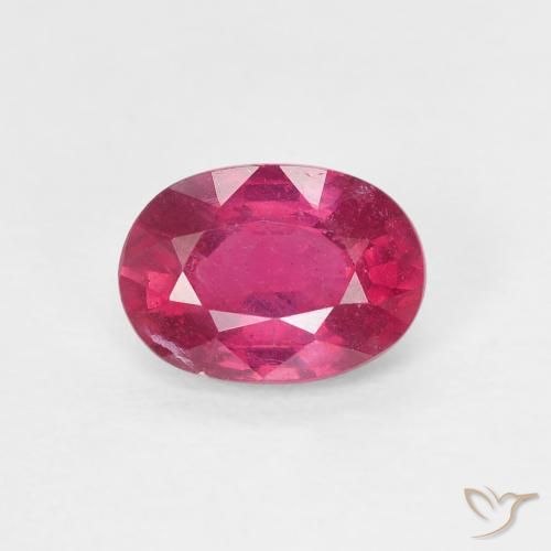 1.15ct Natural Luz vermelha Rubi, oval, VS