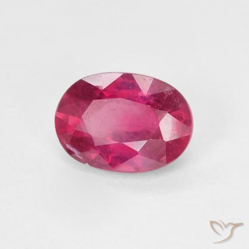Rubi Luz vermelha Natural 1.15ct, oval, VS