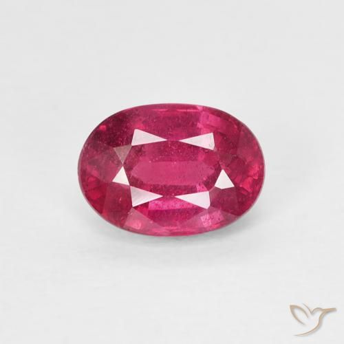 1.21ct Natural Luz vermelha Rubi, oval, VS