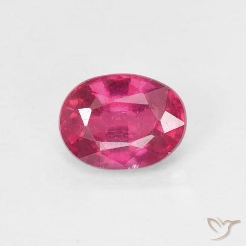 1.05ct Natural Luz vermelha Rubi, oval, VS