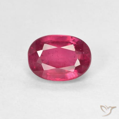 1.26ct Natural Rosa Avermelhado Profundo Rubi, oval, VS