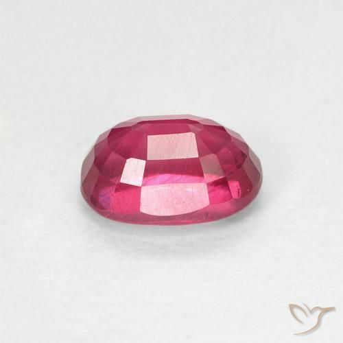 Rubi Rosa Avermelhado Profundo Natural 1.26ct, oval, VS