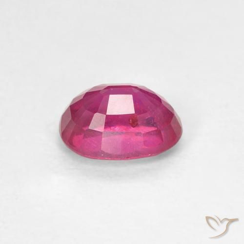 Rubi Luz vermelha Natural 1.10ct, oval, VS