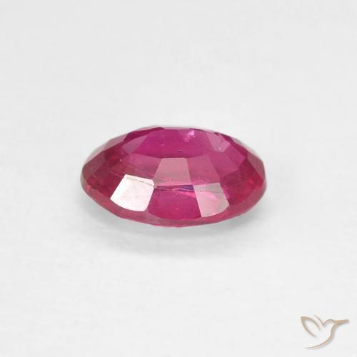 Rubi Luz vermelha Natural 0.96ct, oval, VS