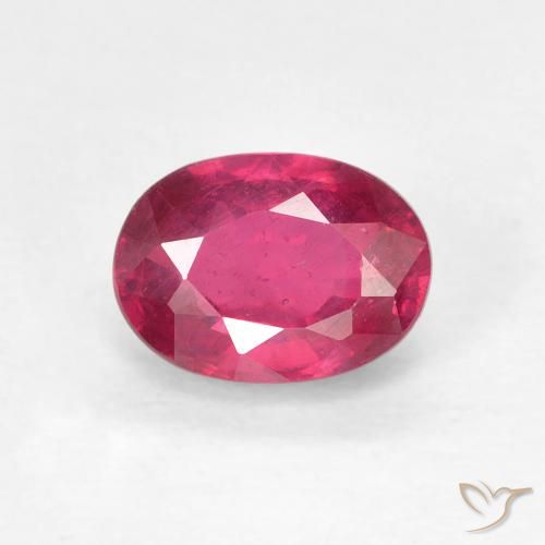 1.27ct Natural Vermelho rosado Rubi, oval, VS