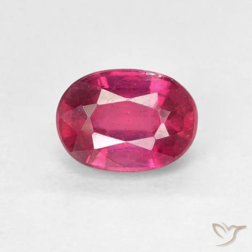 1.46ct Natural Luz vermelha Rubi, oval, VS