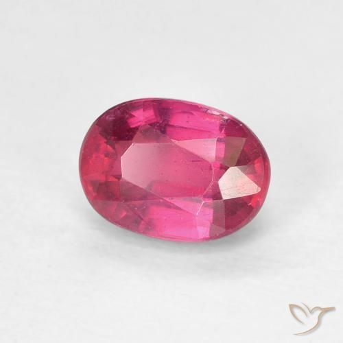 Rubi Luz vermelha Natural 1.46ct, oval, VS