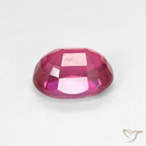 Rubi Luz vermelha Natural 1.46ct, oval, VS