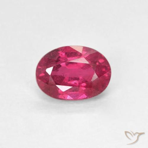 1.10ct Natural Vermelho rosado Rubi, oval, VS