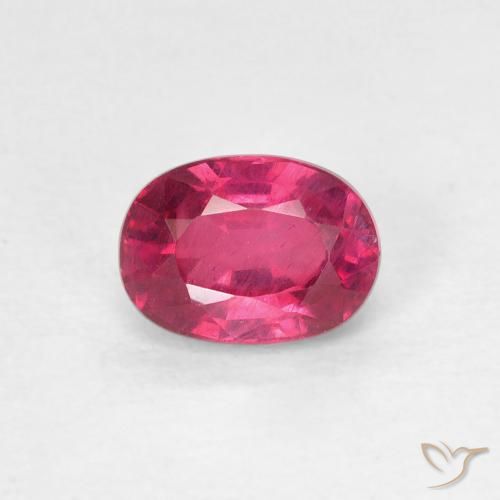 1.09ct Natural Luz vermelha Rubi, oval, VS