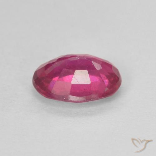 Rubi Luz vermelha Natural 1.09ct, oval, VS