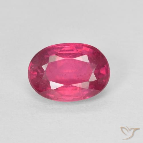 1.20ct Natural Luz vermelha Rubi, oval, Opaco