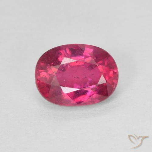 1.16ct Natural Luz vermelha Rubi, oval, VS-SI