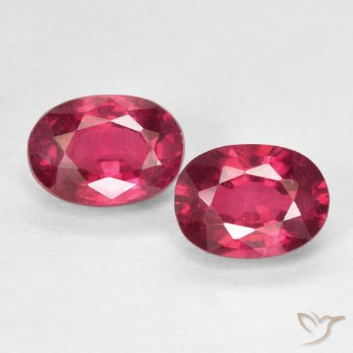 2.61ctw Natural Vermelho rosado Rubi, oval, VS
