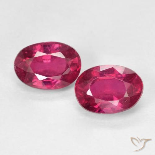 2.31ctw Natural Vermelho rosado Rubi, oval, VS