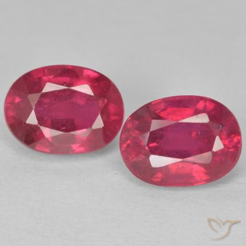2.64ctw Natural Luz vermelha Rubi, oval, VS