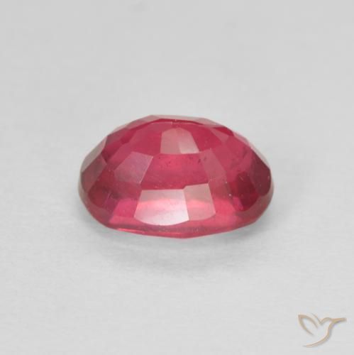 Rubi Vermelho rosado Natural 1.45ct, oval, VS