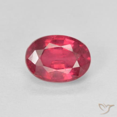 1.45ct Natural rosa avermelhado Rubi, oval, VS