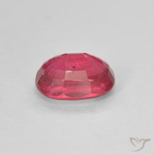 Rubi vermelho médio Natural 1.23ct, oval, VS
