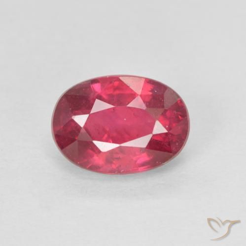 1.41ct Natural Vermelho rosado Rubi, oval, VS