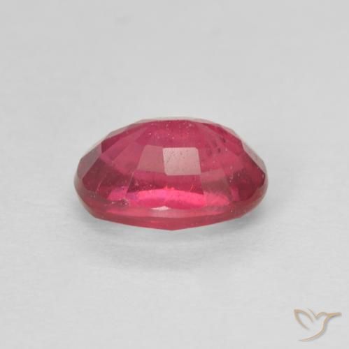 Rubi Vermelho rosado Natural 1.41ct, oval, VS