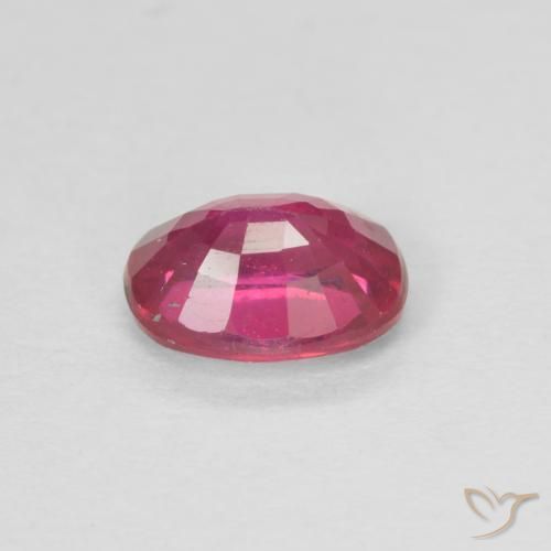 Rubi Luz vermelha Natural 1.04ct, oval, VS