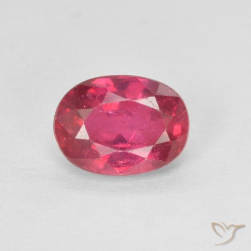 1.22ct Natural Vermelho rosado Rubi, oval, VS