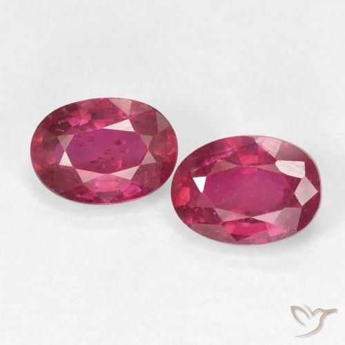 2.16ctw Natural Luz vermelha Rubi, oval, VS