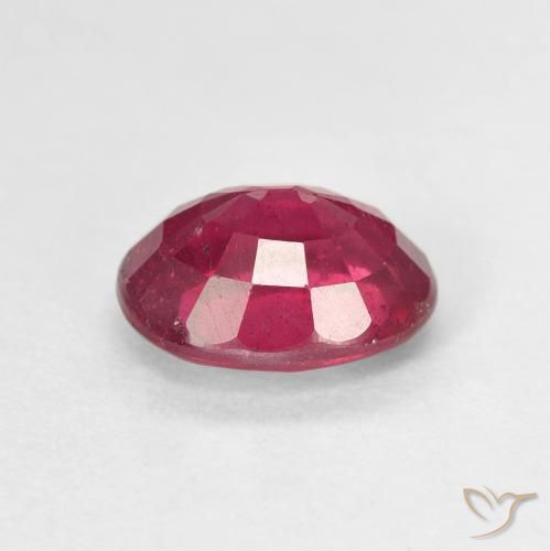 Rubi Rosa Avermelhado Profundo Natural 1.78ct, oval, VS