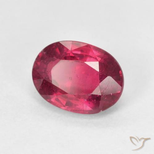 Rubi Rosa Avermelhado Profundo Natural 1.96ct, oval, VS