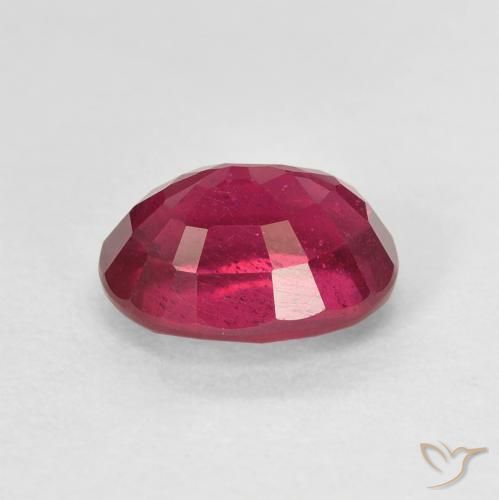 Rubi Medium Dark-Red Natural 2.12ct, oval, VS