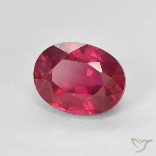 Rubi Rosa Avermelhado Profundo Natural 2.24ct, oval, VS