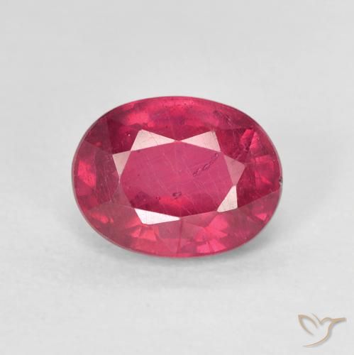1.95ct Natural Vermelho rosado Rubi, oval, VS