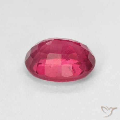 Rubi Vermelho rosado Natural 1.95ct, oval, VS