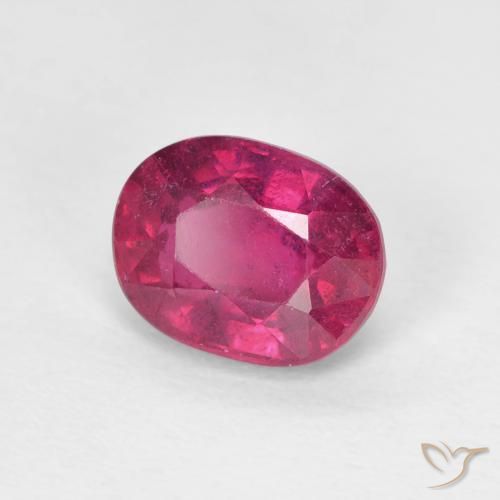 Rubi Luz vermelha Natural 1.88ct, oval, VS