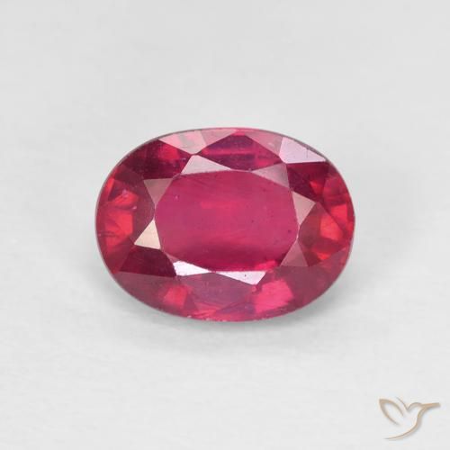 1.78ct Natural Vermelho rosado Rubi, oval, VS