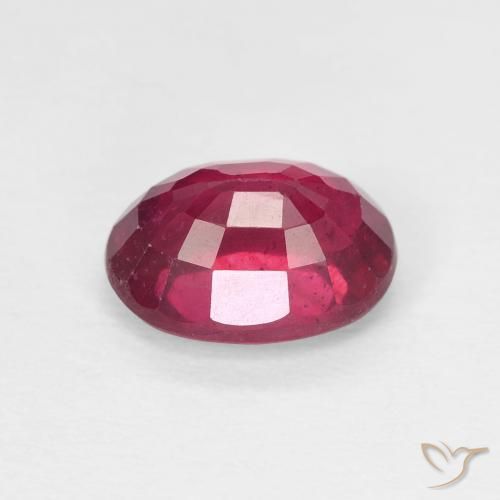 Rubi Medium Dark-Red Natural 1.99ct, oval, VS