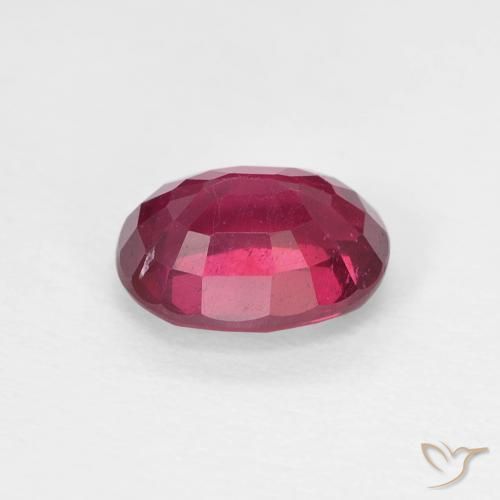 Rubi Rosa Avermelhado Profundo Natural 1.78ct, oval, VS