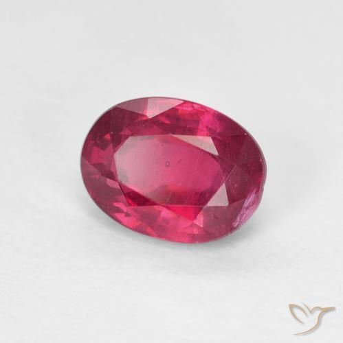 Rubi Medium Dark-Red Natural 1.89ct, oval, VS