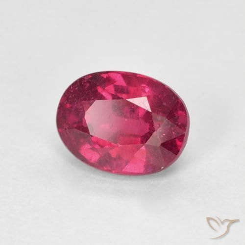Rubi Medium Dark-Red Natural 1.81ct, oval, VS