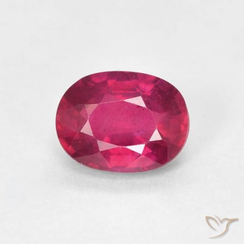 1.14ct Natural Luz vermelha Rubi, oval, VS