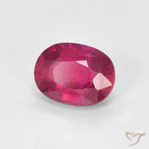 Rubi Luz vermelha Natural 1.14ct, oval, VS