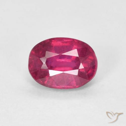 1.16ct Natural Luz vermelha Rubi, oval, VS